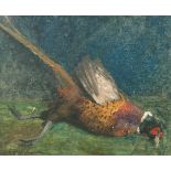 Bertrand Gueron (20th Century) French. Still Life of a Dead Pheasant, Oil on Board, Signed, 20" x