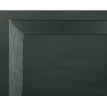 20th Century English School. A Black Painted Composition Frame, rebate 53.75" x 50.75" (136.5 x