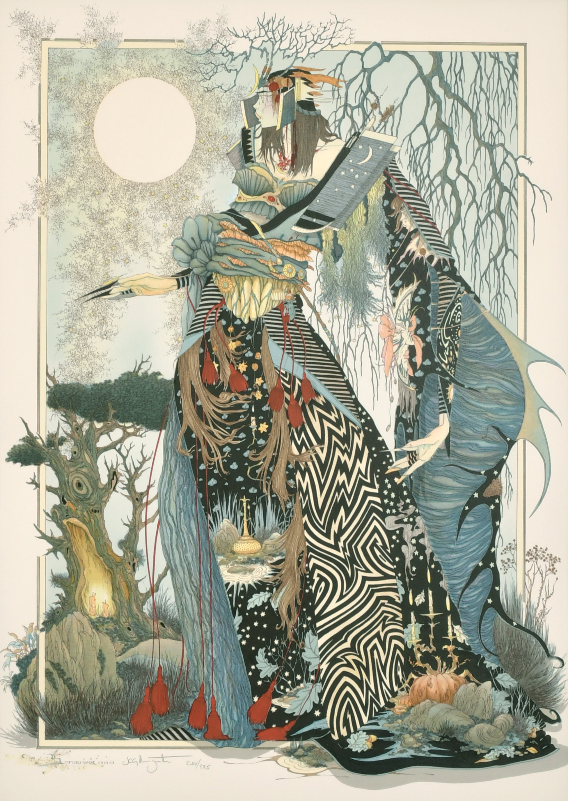 J. C. Graham Illingworth (1953- ) British. "The Sorcerer", Limited Edition Silk Screen Print, - Image 2 of 9