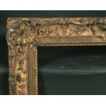 18th Century French School. A Louis Style Carved Giltwood Frame, rebate 30" x 25.25" (76.2 x 64.2cm)