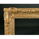 20th Century English School. A Bourlet Gilt Composition Frame, with swept and pierced centres and