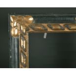 20th Century English School. A Gilt and Black Painted Frame, rebate 27.5" x 23.25" (69.8 x 59.1cm)