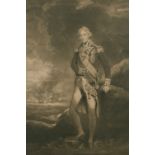 After John Hoppner (1758-1810) British. "Admiral Lord Nelson", Engraved by C. Turner, 24" x 16.