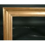 19th Century English School. A Hollow Gilt Frame, rebate 39.75" x 21.5" (101 x 54.6cm)