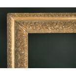 18th Century English School. A Fine Carved Giltwood Frame, rebate 30" x 25" (76.2 x 63.5cm)