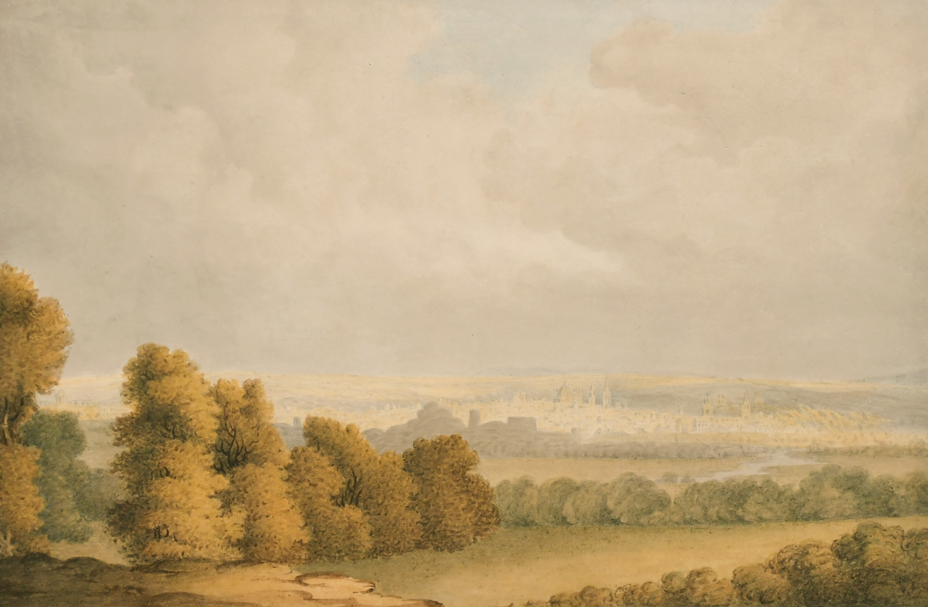 William Turner of Oxford (1789-1862) British. A View of the City of Oxford from the South West,