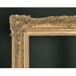 19th Century English School. A Gilt Composition Frame, with swept centres and corners, rebate 33.