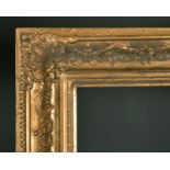 19th Century European School. A Gilt Composition Frame, with swept centres and corners, rebate 30" x