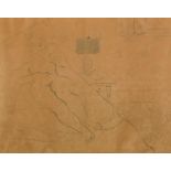 20th Century English School. A Reclining Female Nude, Pencil, 15.25" x 19.25" (38.7 x 48.8cm)