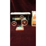 Early Mamod Traction Engine With Burner AND Extra Pully Item With Original Box