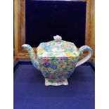 Royal Winton Somerset chintz tea pot.