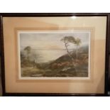 Large print of isle of arran mount strained by J mac whirter.