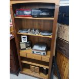 Large 4 section bookcase with drawers.