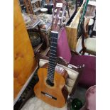 Hohner acoustic guitar.