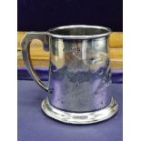 Silver Hall marked birmingham tankard makers c&n. 102 grams.