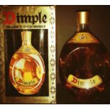 Dimple 12 year old 1970s whisky full and sealed with box.