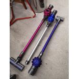 Lot of Dyson hoover with attachments.