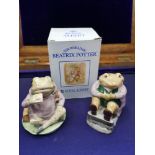 Royal Albert figure Beatrix Potter Jeremy Fisher together with Royal Albert Beatrix Potter Mr