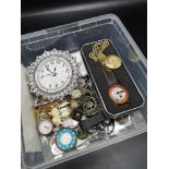 Box of watches.
