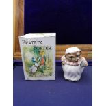 Early Beswick Beatrix Potter Mrs tiggy winkle with original box.