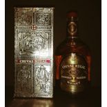 Bottle of 12 year old 1970s chivas regal full and sealed with box.