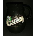 Rare Gordon grahams black bottled. Whisky pub jug.