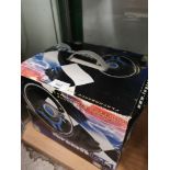 Boxed pc gaming steering wheel.