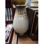 Large studio pottery vase.