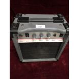 Guitar amplifier speaker.