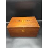 Antique victorian document box.