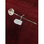 Silver Hallmarked Georgian Ladle 1801 Makers Mark Thomas Willmore with Whale Bone Handle And