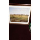 Ltd Edition Baxter Print Muirfield Golf Course Signed