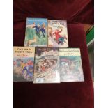 Selection Of 1st Edition Enid Blyton Books With Dust Jackets.