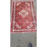 Persian Style Rug With Fringe Edge 63 inches x 40 inches