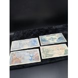 Lot of 4 Republik Indonesia Bank notes. Dating 1953 to 1962.