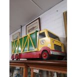 Large Renault Alpine 1950s style hand made large truck model. Pick up only or can arrange own