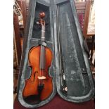 Primavera model number 209 violin with case and bow.