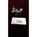 Rare Silver Goat Pin Cushion 925