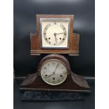 2 Art deco mantle clock. Needs pendulums.