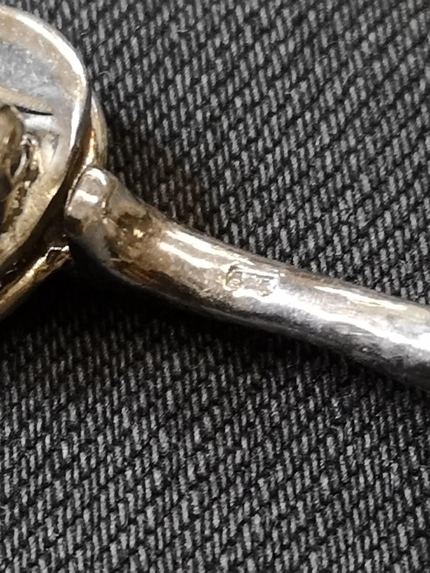 Silver 925 violin brooch. - Image 2 of 2