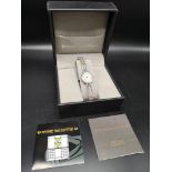 Silver 925 rennie macintosh watch in display box with leaflets.