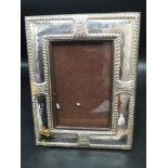 Silver Hall marked photo frame.