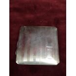 Silver Hall marked chester cigarette case. 59 grams.