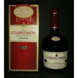 Bottle of Courvoisier 3 star cognac 70cl full and sealed with box.