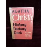 1st edition Agatha Christie hickory dickory Dock book crime club choice.