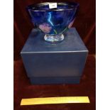 Limited edition caithness Bank of Scotland large bowl with presentation box.
