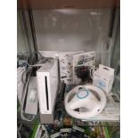 Nintendo wii console with games etc.