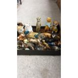 Large Selection Of Animal & Birds Ornaments To Include Meercats, Lion Stag ect