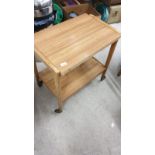 Retro Fold Over Trolley Table