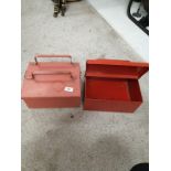 2 Metal Tool Boxes